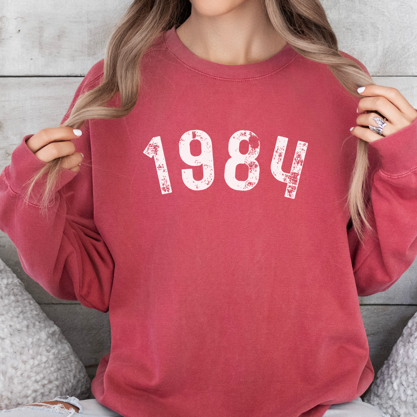 Custom Colors Sweatshirt with Birth Year - Personalized for You