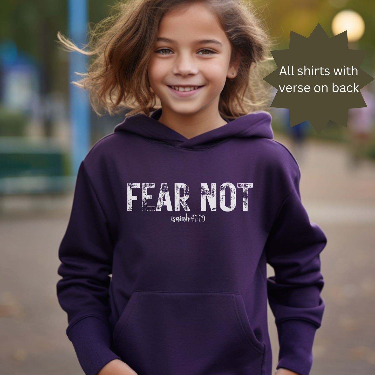 Team Melanie Youth Hoodie Isaiah 41:10 So Do Not Fear, For I Am With You