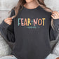Comfort Colors Team Melanie Crewneck Sweatshirt; Isaiah 41:10 So Do Not Fear, For I Am With You