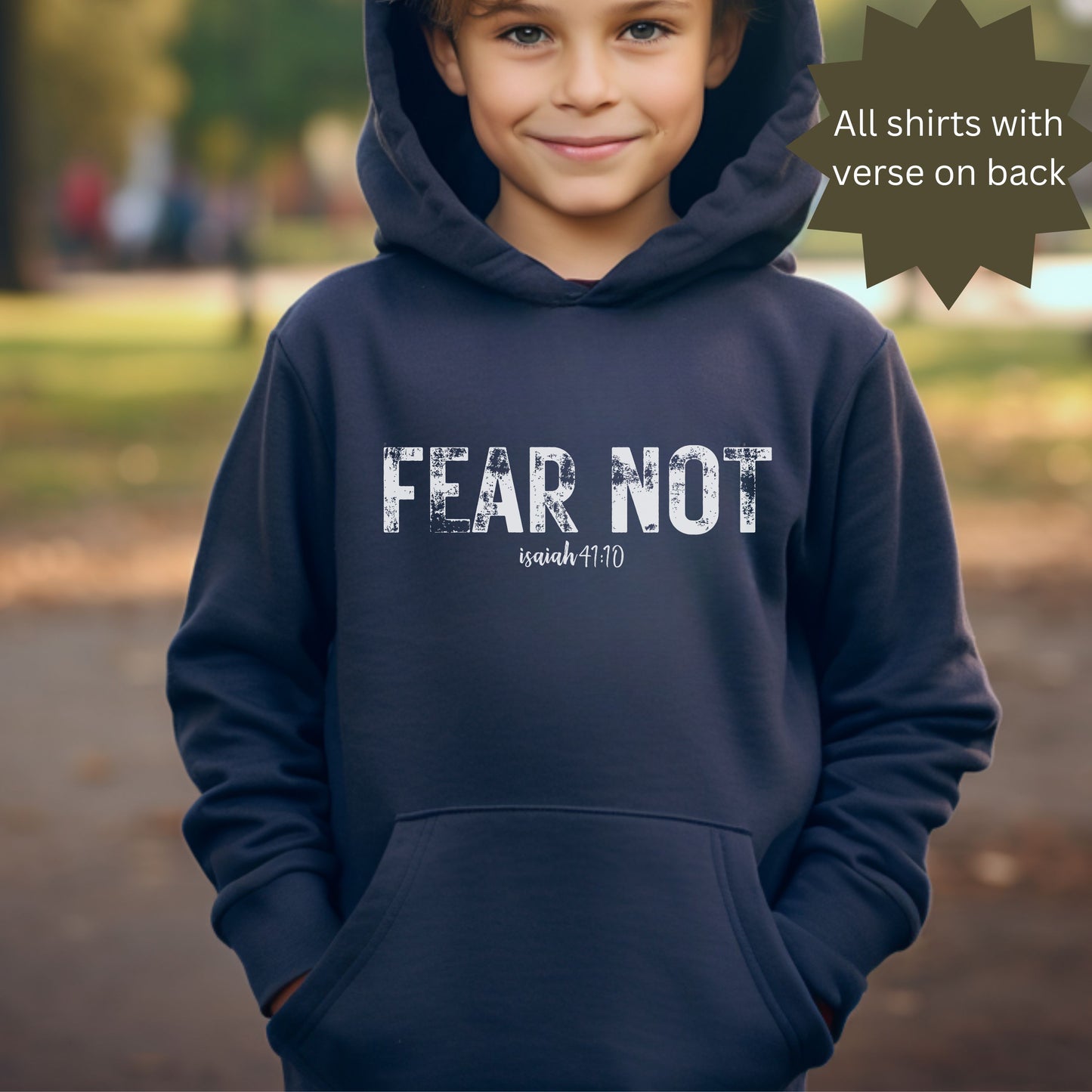 Team Melanie Youth Hoodie Isaiah 41:10 So Do Not Fear, For I Am With You