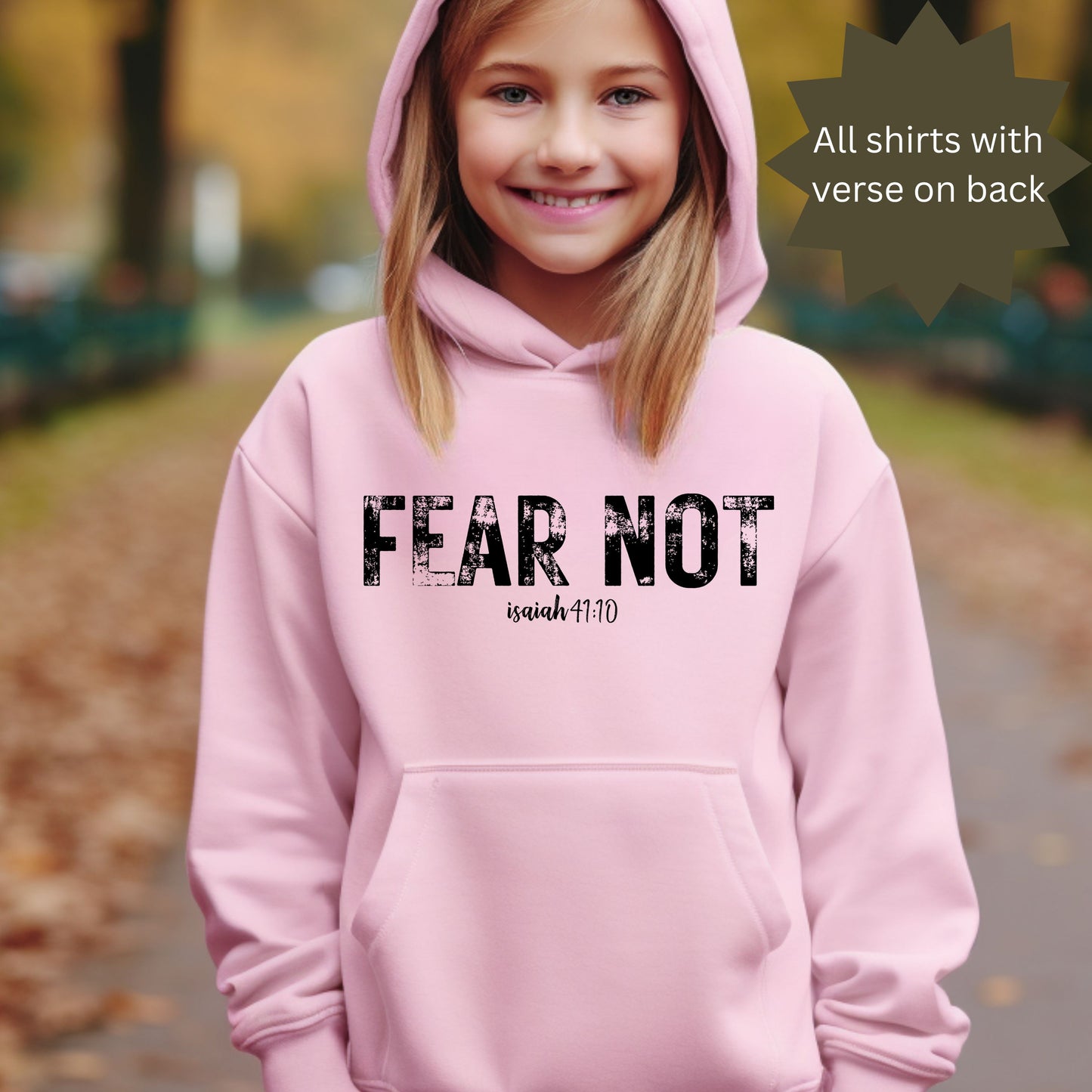 Team Melanie Youth Hoodie Isaiah 41:10 So Do Not Fear, For I Am With You