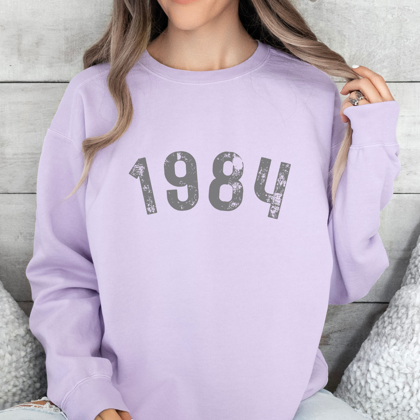 Custom Colors Sweatshirt with Birth Year - Personalized for You