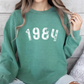 Custom Colors Sweatshirt with Birth Year - Personalized for You